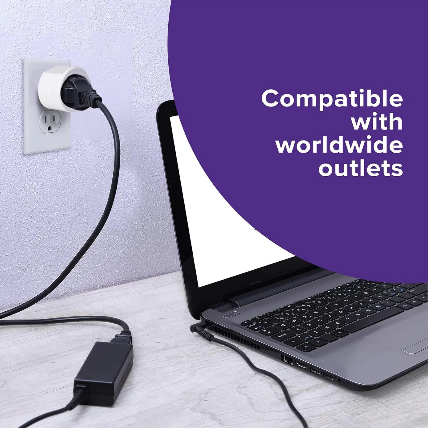 آداپتور شارژ دوشاخه، پورت های شارژر آداپتور پریز دیواری | لوازم جانبی مسافرتی سبک وزن، شارژ سریع و محافظت شده برای سفر، فرودگاه، سالن ها و تحصیل در خارج از کشور