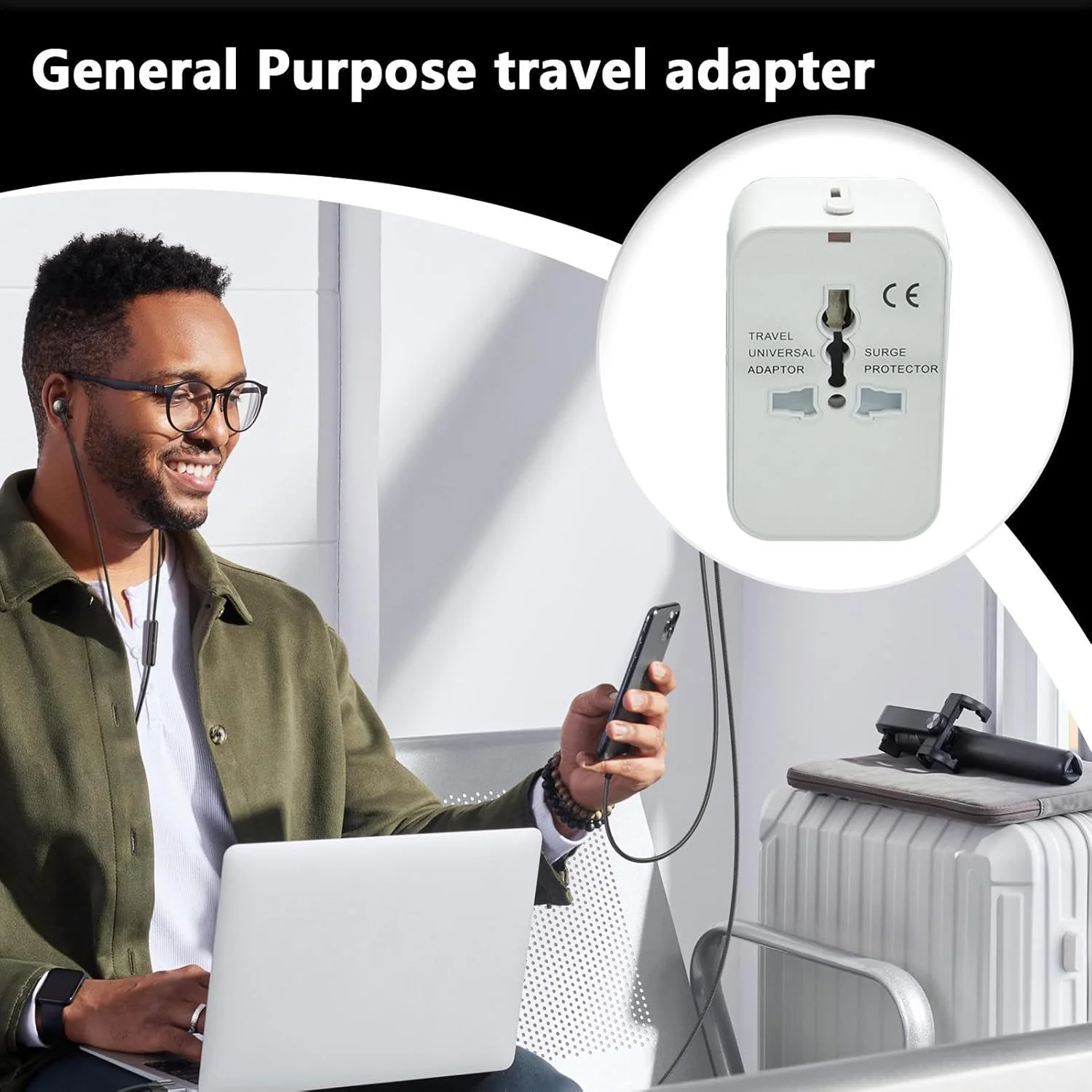 آداپتور شارژ - مبدل های USB جمع و جور، مبدل های چند پورت سبک وزن با پورت های شارژ USB برای تلفن های همراه، لپ تاپ ها و لوازم کوچک