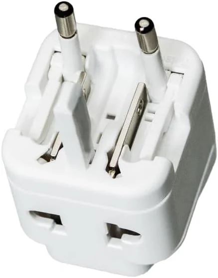 آداپتور مسافرتی جهانی PassPort Go | مبدل دوشاخه برای اتحادیه اروپا/انگلستان/ایالات متحده/استرالیا – سازگار در بیش از 150 کشور