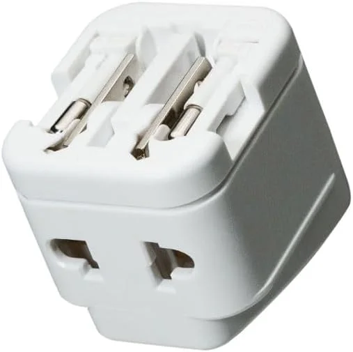 آداپتور مسافرتی جهانی PassPort Go | مبدل دوشاخه برای اتحادیه اروپا/انگلستان/ایالات متحده/استرالیا – سازگار در بیش از 150 کشور