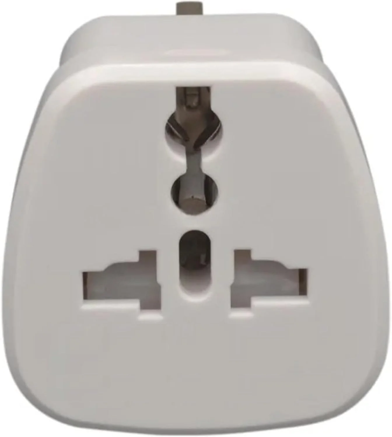 آداپتور پریز مسافرتی جهانی، تبدیل AU، UK، EU به آداپتور پریز برق AC ایالات متحده، مبدل پریز دیواری مسافرتی 3 پین [بسته 2 عددی]