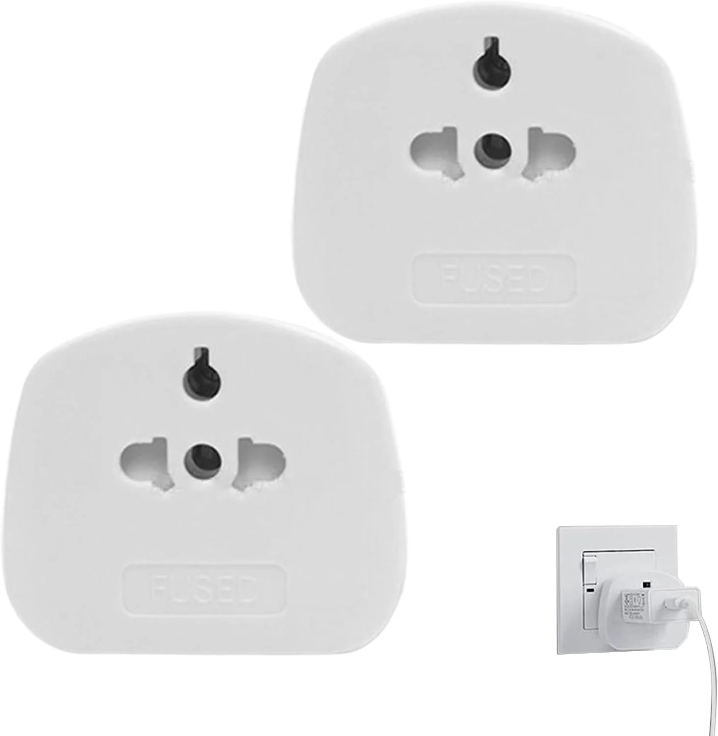 آداپتور دوشاخه مسافرتی، آداپتور پریز | مبدل استاندارد بین المللی بریتانیا با فیوز 13 آمپر برای دوربین ها لپ تاپ تلفن همراه سنگاپور ویتنام