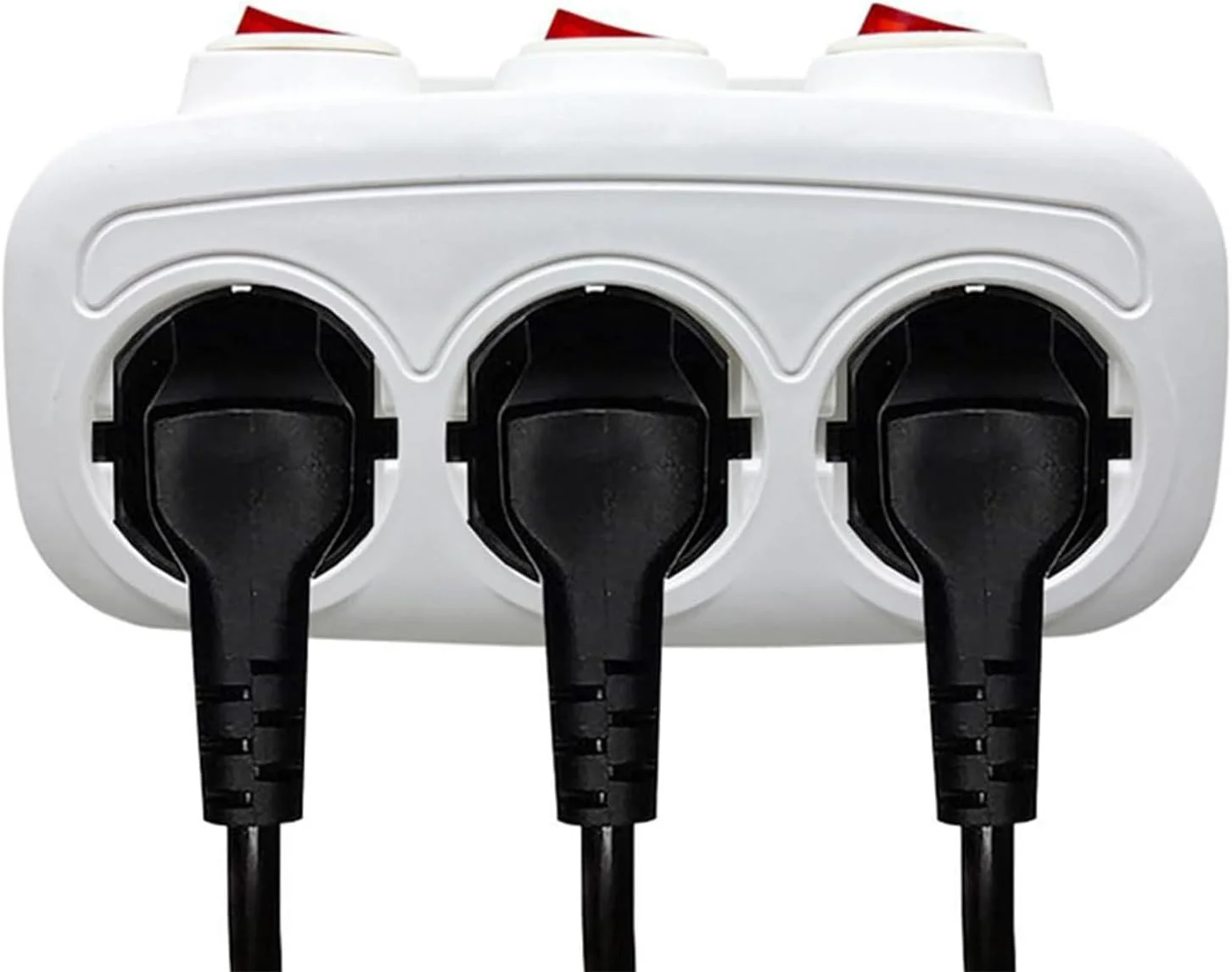 آداپتور برای دوشاخه اروپا - پریز برق گرد اروپایی - مبدل سه پورت با سوکت توسعه بین المللی برای اتاق خواب، نشیمن، آشپزخانه، مسافرت های توریستی و کاری آداپتور برای دوشاخه اروپا - پریز برق گرد اروپایی - مبدل سه پورت با سوکت توسعه بین المللی برای اتاق خواب، نشیمن، آشپزخانه، مسافرت های توریستی و کاری