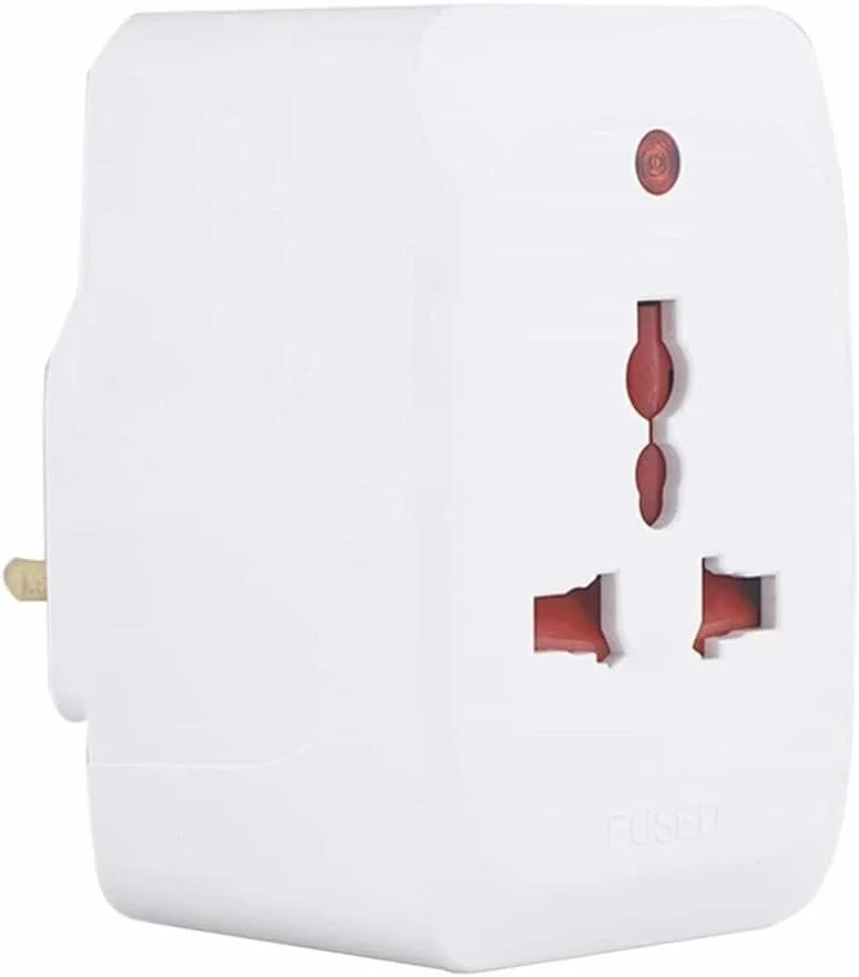 تبدیل برق جهانی ABK POINT - سه راهی چند شاخه برای شارژر موبایل و لپ تاپ، آداپتور برق سه راهی، مناسب برای مسافرت و استفاده خانگی (سفید) تبدیل برق جهانی ABK POINT - سه راهی چند شاخه برای شارژر موبایل و لپ تاپ، آداپتور برق سه راهی، مناسب برای مسافرت و استفاده خانگی (سفید)