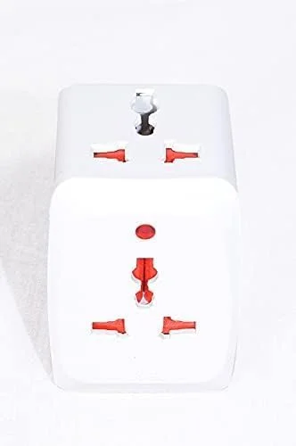 تبدیل برق جهانی ABK POINT - سه راهی چند شاخه برای شارژر موبایل و لپ تاپ، آداپتور برق سه راهی، مناسب برای مسافرت و استفاده خانگی (سفید) تبدیل برق جهانی ABK POINT - سه راهی چند شاخه برای شارژر موبایل و لپ تاپ، آداپتور برق سه راهی، مناسب برای مسافرت و استفاده خانگی (سفید)