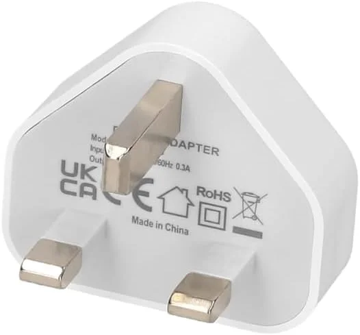آداپتور دوشاخه USB 5V 1A برای شارژ دستگاه های الکترونیکی (دوشاخه UK، سفید) آداپتور دوشاخه USB 5V 1A برای شارژ دستگاه های الکترونیکی (دوشاخه UK، سفید)