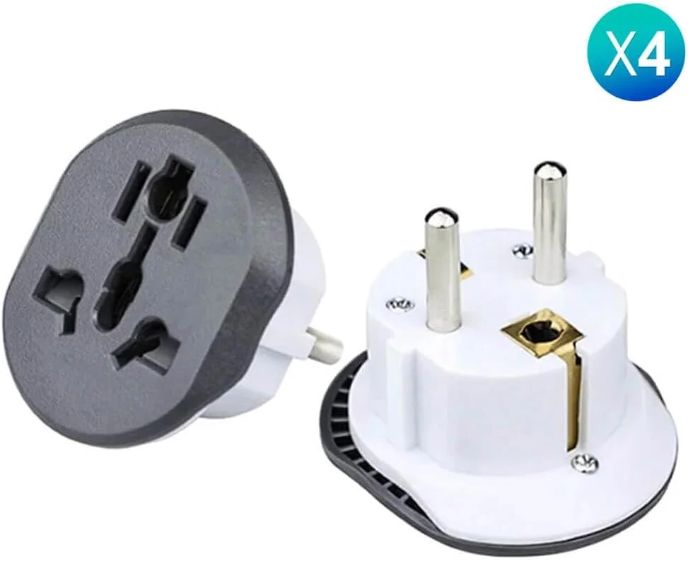 مبدل دوشاخه مسافرتی جهانی 4 عددی - امارات، آمریکا، انگلیس، استرالیا، چین به پریزهای عربستان سعودی، آلمان و اروپا - دوشاخه برق جمع و جور 250 ولت 16 آمپر برای لپ تاپ، تلفن، کار، مسافرت، فرودگاه، هتل - رنگ مشکی مبدل دوشاخه مسافرتی جهانی 4 عددی - امارات، آمریکا، انگلیس، استرالیا، چین به پریزهای عربستان سعودی، آلمان و اروپا - دوشاخه برق جمع و جور 250 ولت 16 آمپر برای لپ تاپ، تلفن، کار، مسافرت، فرودگاه، هتل - رنگ مشکی