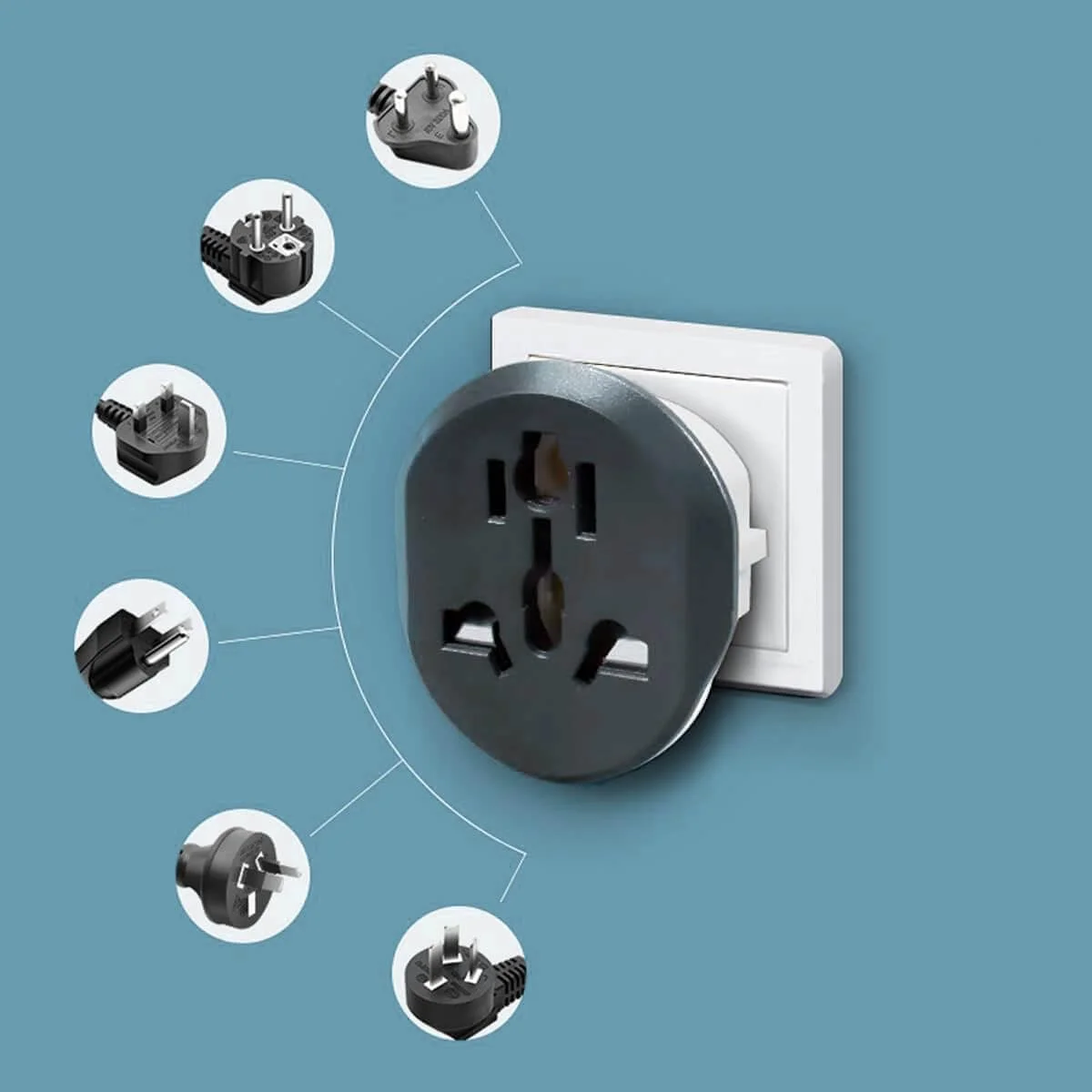 مبدل دوشاخه مسافرتی جهانی 4 عددی - امارات، آمریکا، انگلیس، استرالیا، چین به پریزهای عربستان سعودی، آلمان و اروپا - دوشاخه برق جمع و جور 250 ولت 16 آمپر برای لپ تاپ، تلفن، کار، مسافرت، فرودگاه، هتل - رنگ مشکی مبدل دوشاخه مسافرتی جهانی 4 عددی - امارات، آمریکا، انگلیس، استرالیا، چین به پریزهای عربستان سعودی، آلمان و اروپا - دوشاخه برق جمع و جور 250 ولت 16 آمپر برای لپ تاپ، تلفن، کار، مسافرت، فرودگاه، هتل - رنگ مشکی