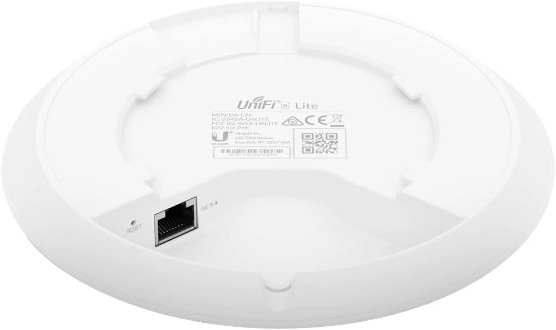 اکسس پوینت یوبیکیوتی نتورکس UniFi 6 Lite (U6-Lite) - آداپتور PoE شامل نمی شود اکسس پوینت یوبیکیوتی نتورکس UniFi 6 Lite (U6-Lite) - آداپتور PoE شامل نمی شود