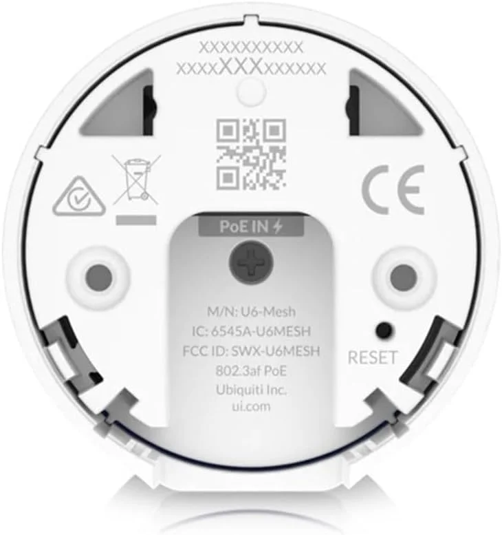 یوبیکیوتی نتورکس U6Mesh 4800 مگابیت بر ثانیه سفید رنگ با قابلیت تغذیه از طریق اترنت (PoE) یوبیکیوتی نتورکس U6Mesh 4800 مگابیت بر ثانیه سفید رنگ با قابلیت تغذیه از طریق اترنت (PoE)