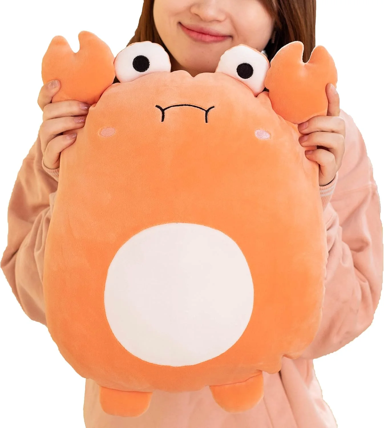 عروسک خرچنگ نرم و بغلی TONGSONG، کوسن آغوشی 40 سانتی متری، اسباب بازی خرچنگ نارنجی زیبا، هدیه ای برای کودکان و عاشقان عروسک خرچنگ نرم و بغلی TONGSONG، کوسن آغوشی 40 سانتی متری، اسباب بازی خرچنگ نارنجی زیبا، هدیه ای برای کودکان و عاشقان