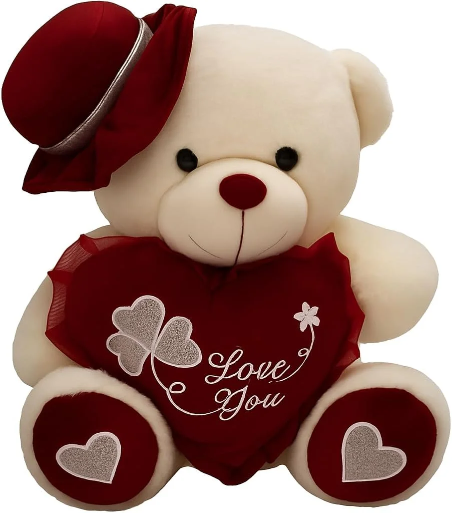 خرس عروسکی سفید و قرمز با کلاه ۳۵ سانتی متری - اسباب بازی حیوانات پر شده کودکان، خرس پولیشی، ۳۵ سانتی متر، خرس پر شده قرمز و سفید، اسباب بازی پولیشی کودکان خرس عروسکی سفید و قرمز با کلاه ۳۵ سانتی متری - اسباب بازی حیوانات پر شده کودکان، خرس پولیشی، ۳۵ سانتی متر، خرس پر شده قرمز و سفید، اسباب بازی پولیشی کودکان