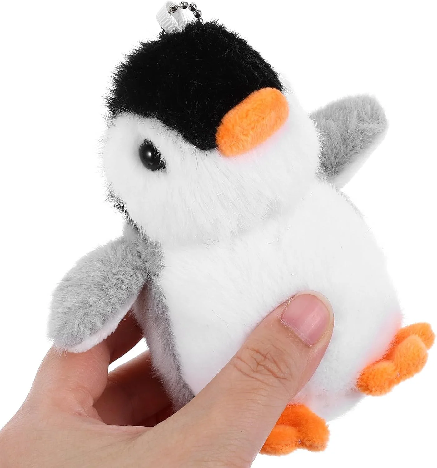 آویز پنگوئن پولیشی بامزه، آویز عروسکی دوست داشتنی برای کیف، چمدان و کوله پشتی، هدیه تولد و روز عشق، 2 عدد