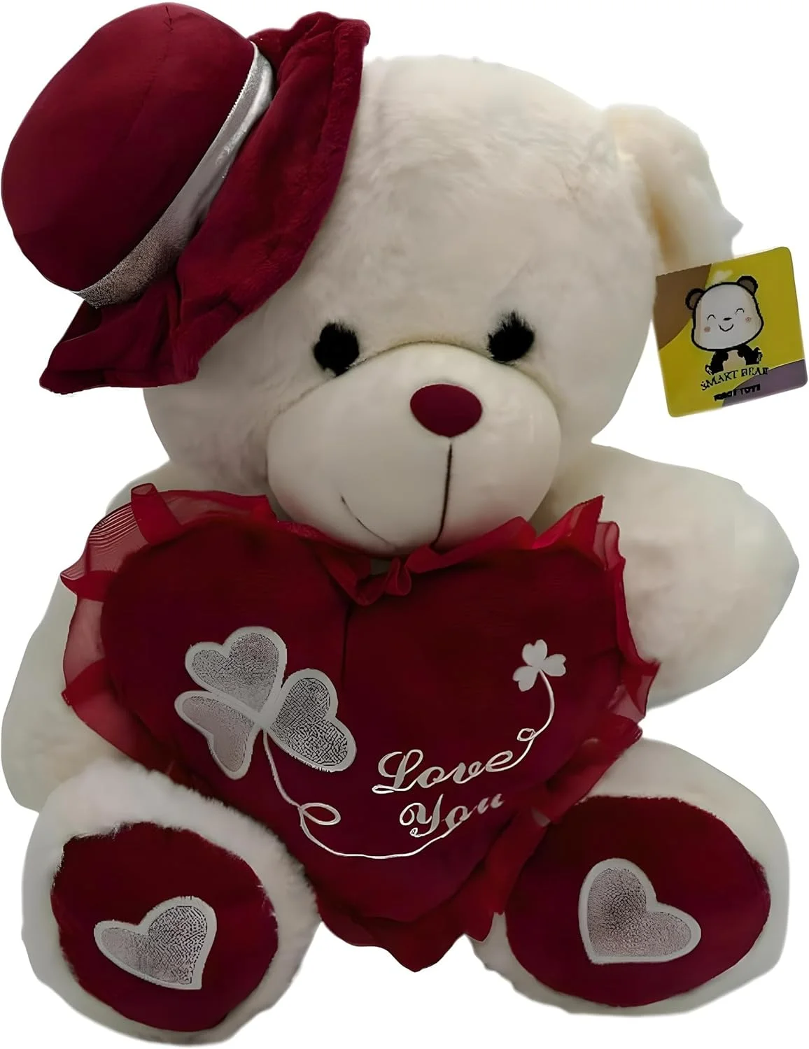 خرس عروسکی سفید و قرمز با کلاه ۳۵ سانتی متری - اسباب بازی حیوانات پر شده کودکان، خرس پولیشی، ۳۵ سانتی متر، خرس پر شده قرمز و سفید، اسباب بازی پولیشی کودکان خرس عروسکی سفید و قرمز با کلاه ۳۵ سانتی متری - اسباب بازی حیوانات پر شده کودکان، خرس پولیشی، ۳۵ سانتی متر، خرس پر شده قرمز و سفید، اسباب بازی پولیشی کودکان