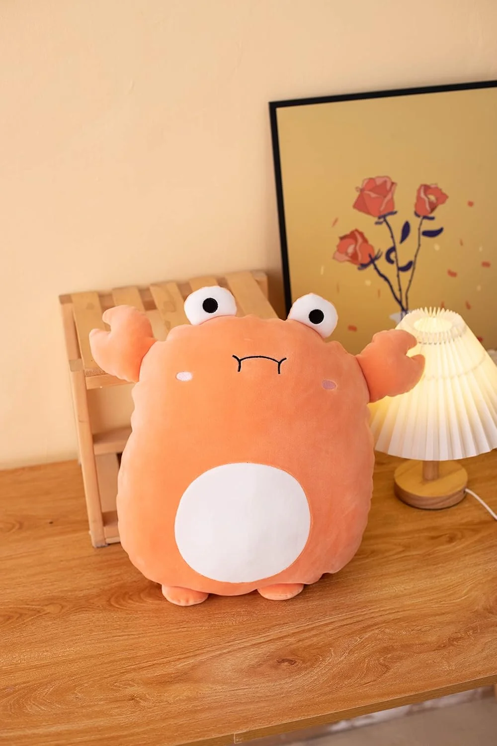 عروسک خرچنگ نرم و بغلی TONGSONG، کوسن آغوشی 40 سانتی متری، اسباب بازی خرچنگ نارنجی زیبا، هدیه ای برای کودکان و عاشقان عروسک خرچنگ نرم و بغلی TONGSONG، کوسن آغوشی 40 سانتی متری، اسباب بازی خرچنگ نارنجی زیبا، هدیه ای برای کودکان و عاشقان