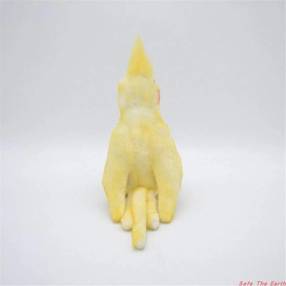 عروسک پولیشی طوطی کوکاتیل واقعی تامیفلایفلای، پرنده زرد، مدل حیوان بامزه عروسک پولیشی طوطی کوکاتیل واقعی تامیفلایفلای، پرنده زرد، مدل حیوان بامزه