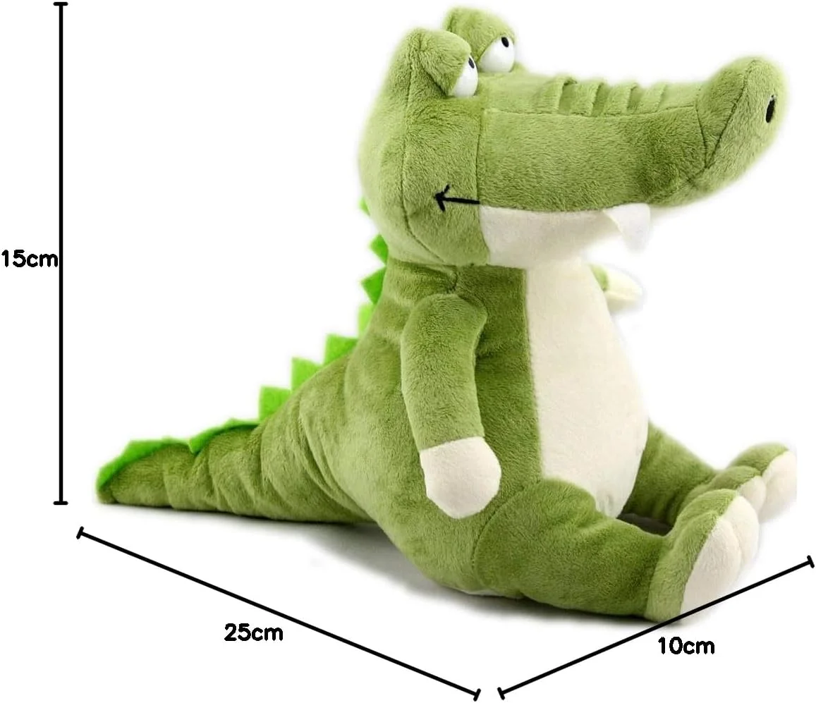 عروسک نرم تمساح، حیوان پولیشی تمساح، هدیه ای برای کودکان نوپا دختران پسر، هدیه ای ایده آل برای تولد کریسمس، 25 سانتی متر عروسک نرم تمساح، حیوان پولیشی تمساح، هدیه ای برای کودکان نوپا دختران پسر، هدیه ای ایده آل برای تولد کریسمس، 25 سانتی متر