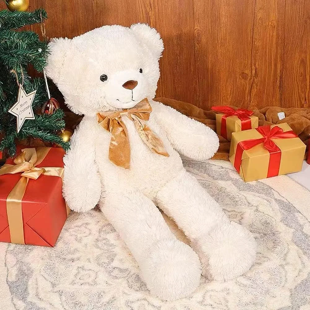عروسک خرس پولیشی بزرگ، عروسک خرس غول پیکر 1 متری، حیوانات عروسکی خرس بزرگ پولیشی با پاپیون، بالش خرس پولیشی نرم و بزرگ 100 سانتی متری، هدیه ای برای جشن فارغ التحصیلی، تولد، دکوراسیون عروسی، مهمانی (سفید) عروسک خرس پولیشی بزرگ، عروسک خرس غول پیکر 1 متری، حیوانات عروسکی خرس بزرگ پولیشی با پاپیون، بالش خرس پولیشی نرم و بزرگ 100 سانتی متری، هدیه ای برای جشن فارغ التحصیلی، تولد، دکوراسیون عروسی، مهمانی (سفید)
