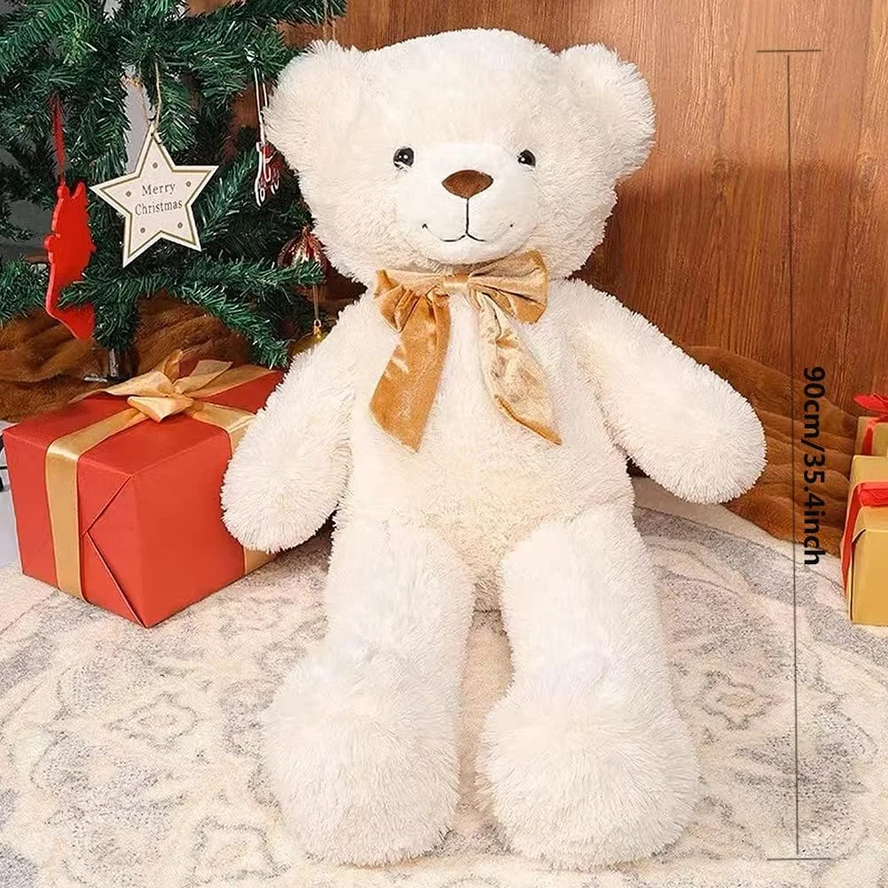 عروسک خرس پولیشی بزرگ، عروسک خرس غول پیکر 1 متری، حیوانات عروسکی خرس بزرگ پولیشی با پاپیون، بالش خرس پولیشی نرم و بزرگ 100 سانتی متری، هدیه ای برای جشن فارغ التحصیلی، تولد، دکوراسیون عروسی، مهمانی (سفید) عروسک خرس پولیشی بزرگ، عروسک خرس غول پیکر 1 متری، حیوانات عروسکی خرس بزرگ پولیشی با پاپیون، بالش خرس پولیشی نرم و بزرگ 100 سانتی متری، هدیه ای برای جشن فارغ التحصیلی، تولد، دکوراسیون عروسی، مهمانی (سفید)