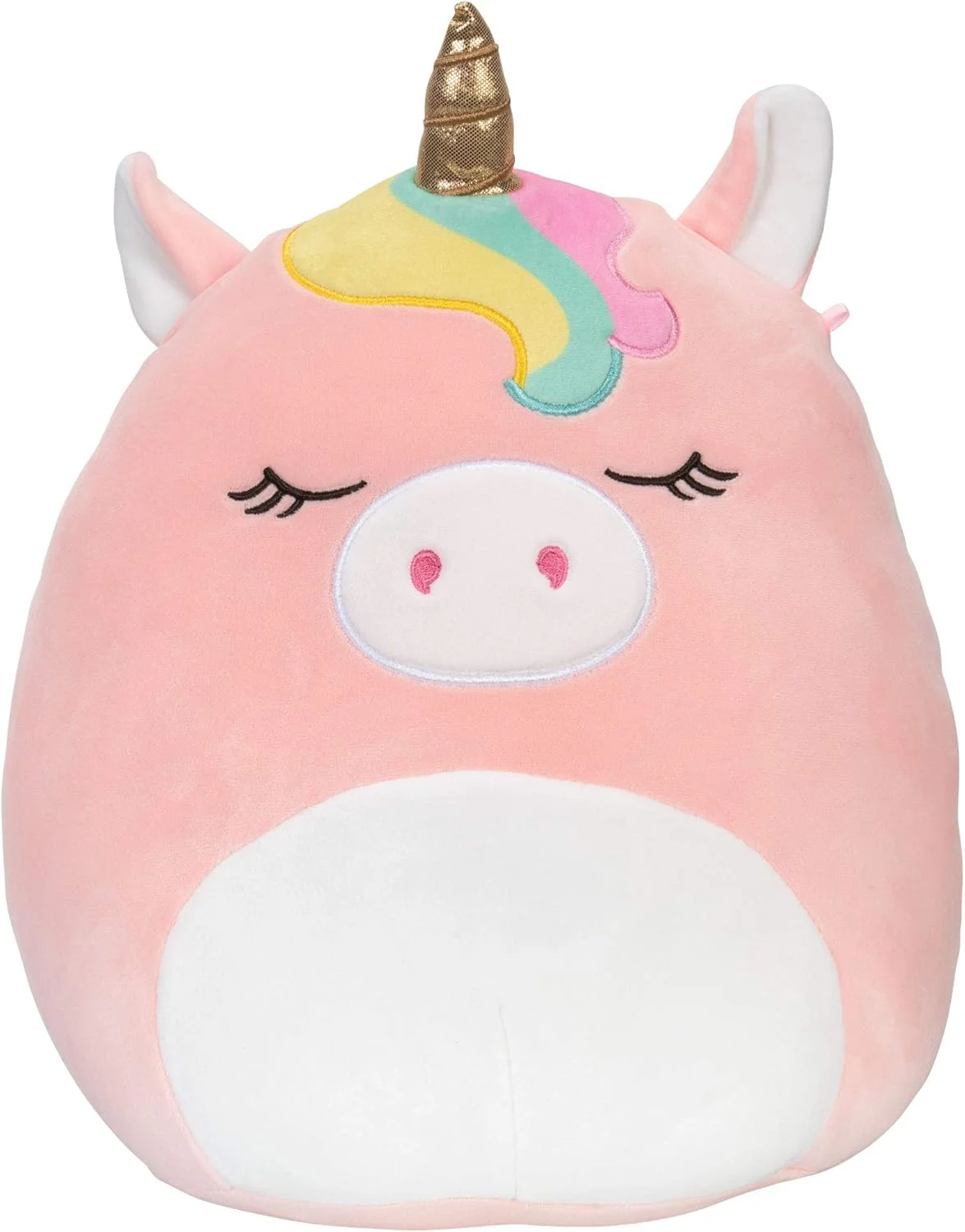 عروسک پولیشی رسمی Squishmallows Kellytoy 30 سانتی متری طرح تک شاخ صورتی - عروسک پولیشی فوق العاده نرم عروسک پولیشی رسمی Squishmallows Kellytoy 30 سانتی متری طرح تک شاخ صورتی - عروسک پولیشی فوق العاده نرم