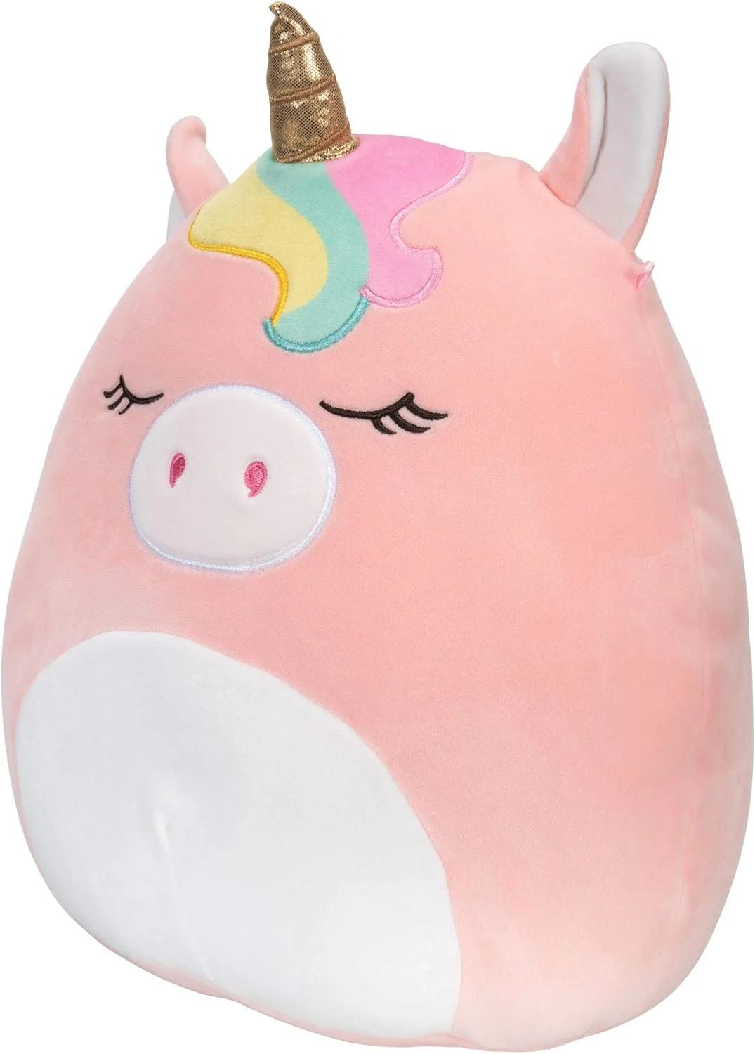 عروسک پولیشی رسمی Squishmallows Kellytoy 30 سانتی متری طرح تک شاخ صورتی - عروسک پولیشی فوق العاده نرم عروسک پولیشی رسمی Squishmallows Kellytoy 30 سانتی متری طرح تک شاخ صورتی - عروسک پولیشی فوق العاده نرم
