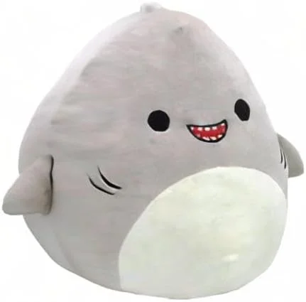 اسکوییشمالوز رسمی Kellytoy پولیشی 19 سانتی متری، اسباب بازی حیوانات نرم و انعطاف پذیر (گوردون کوسه) اسکوییشمالوز رسمی Kellytoy پولیشی 19 سانتی متری، اسباب بازی حیوانات نرم و انعطاف پذیر (گوردون کوسه)