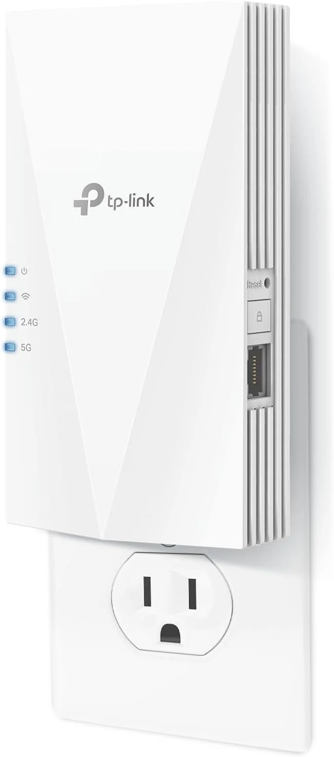 تقویت کننده اینترنت بی سیم TP-Link AX1500 (RE500X)، توسعه دهنده محدوده WiFi 6 تا 1500 فوت مربع و 25 دستگاه را پوشش می دهد، دو بانده، حالت AP با پورت گیگابیتی، راه اندازی APP، سازگار با OneMesh