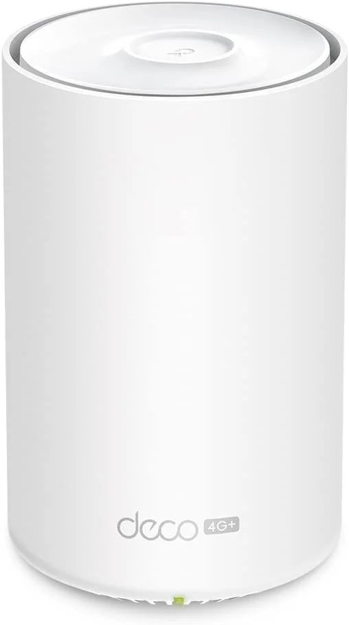 روتر وای فای 6 TP-Link AX3000 4G+، پوشش 4G+ LTE CAT6، اسلات سیم کارت، تا 1500 مگابیت در ثانیه، افزودنی برای همه وای فای مش Deco 7/6/5، ایده آل برای بازی و 4K، سازگار با آمازون الکسا و گوگل (Deco X50-4G)