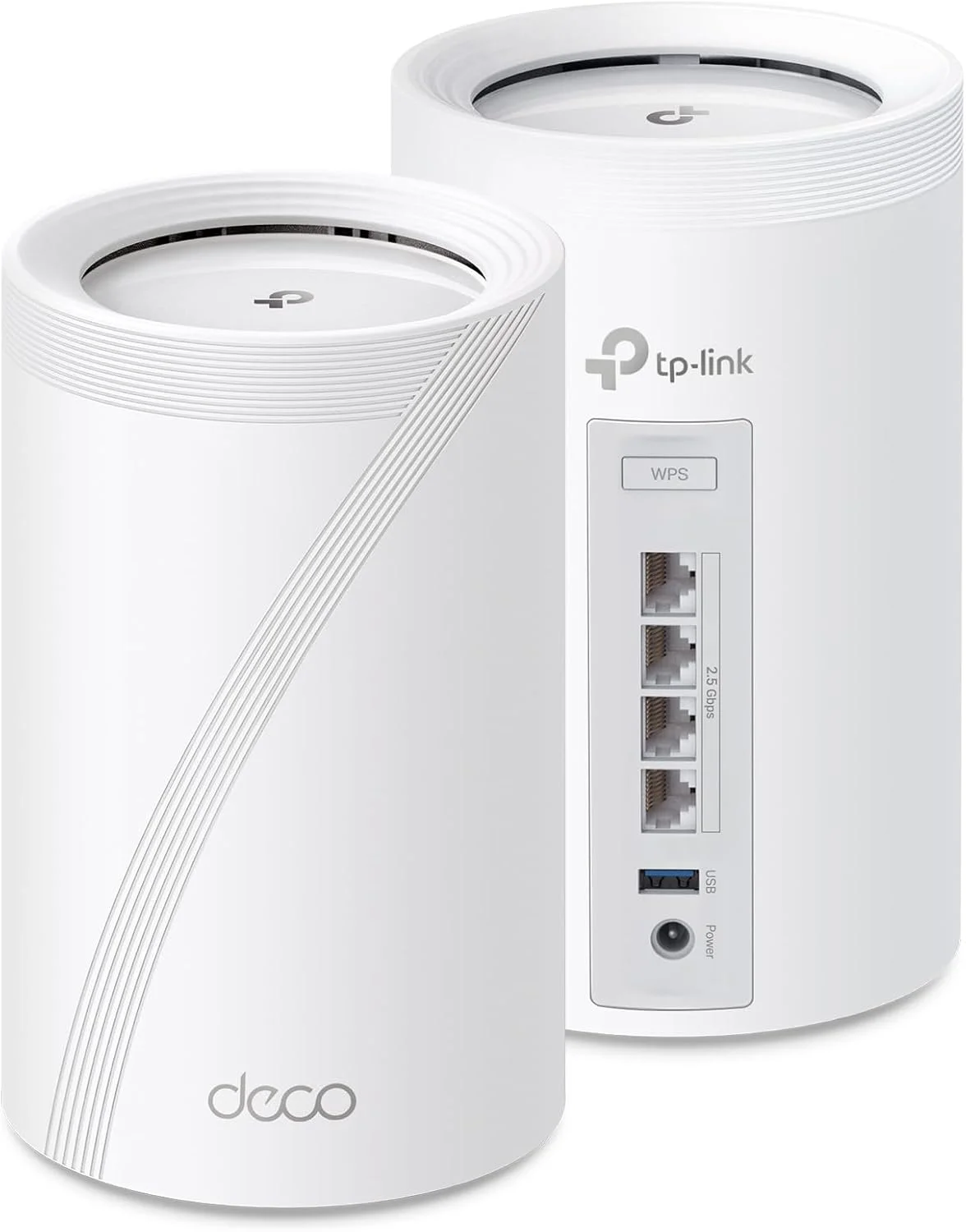سیستم مش وای فای 7 سه بانده TP-Link BE10000 (Deco BE63) | 6-جریانی 10 گیگابیت بر ثانیه | 4 پورت 2.5G بک هال سیمی، 4 آنتن داخلی هوشمند | VPN، AI-Roaming، MU-MIMO، HomeShield (بسته 2 عددی)