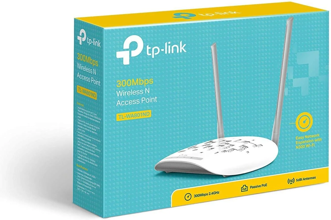 اکسس پوینت بی سیم N تی پی-لینک مدل TL-WA801ND با سرعت 300 مگابیت بر ثانیه اکسس پوینت بی سیم N تی پی-لینک مدل TL-WA801ND با سرعت 300 مگابیت بر ثانیه
