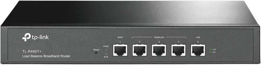 روتر پهن باند متعادل کننده بار TP-Link TL-R480T+ (پنج پورت) روتر پهن باند متعادل کننده بار TP-Link TL-R480T+ (پنج پورت)
