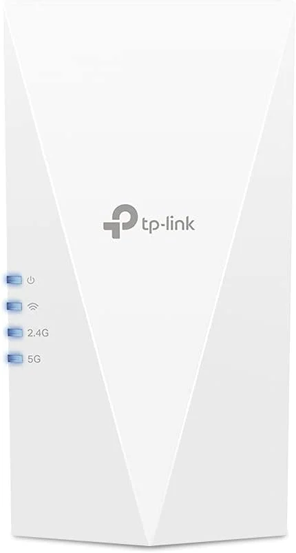 تقویت کننده وای فای TP-Link RE600X WiFi 6 WLAN AX1800 (دو بانده 1201 مگابیت بر ثانیه 5 گیگاهرتز + 574 مگابیت بر ثانیه 2.4 گیگاهرتز، MU-MIMO، پورت گیگابیتی، پوشش حداکثری، سازگار با تمام روترهای WLAN) سفید تقویت کننده وای فای TP-Link RE600X WiFi 6 WLAN AX1800 (دو بانده 1201 مگابیت بر ثانیه 5 گیگاهرتز + 574 مگابیت بر ثانیه 2.4 گیگاهرتز، MU-MIMO، پورت گیگابیتی، پوشش حداکثری، سازگار با تمام روترهای WLAN) سفید