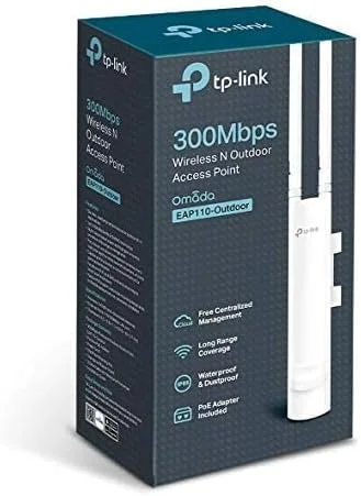 اکسس پوینت بیرونی بی سیم N تی پی-لینک 300Mbps (EAP110) اکسس پوینت بیرونی بی سیم N تی پی-لینک 300Mbps (EAP110)