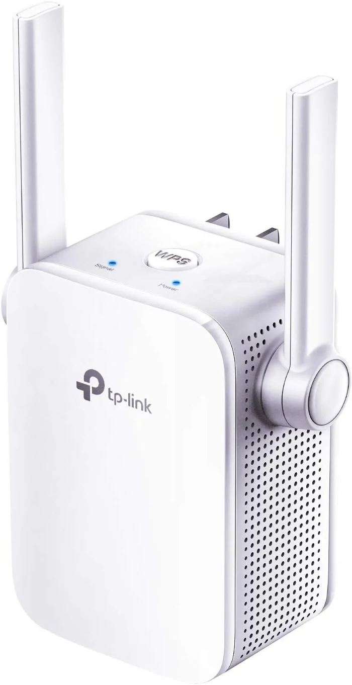 تقویت کننده وای فای TP-Link N300 مدل RE105، تقویت کننده سیگنال وای فای برای خانه، تقویت کننده برد وای فای تک بانده، تقویت کننده اینترنت، پشتیبانی از اکسس پوینت، طراحی پریز دیواری، فقط 2.4 گیگاهرتز