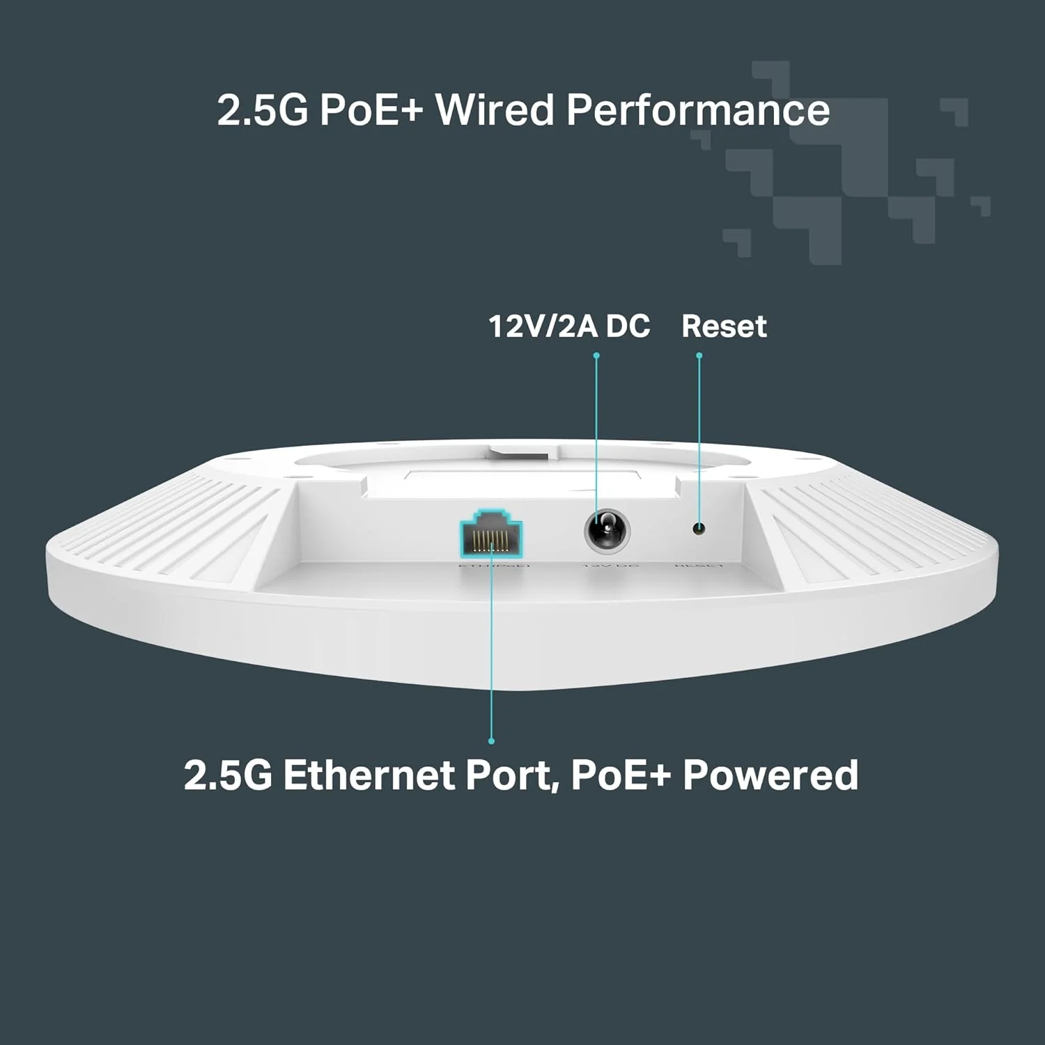 اکسس پوینت وایرلس سقفی TP-Link Festa F67 | AX5400 WiFi 6 2.5G فوق باریک | مش، OFDMA، رومینگ یکپارچه، HE160 و MU-MIMO | شبکه خود سازماندهی | فضای ابری رایگان | تغذیه از طریق PoE+