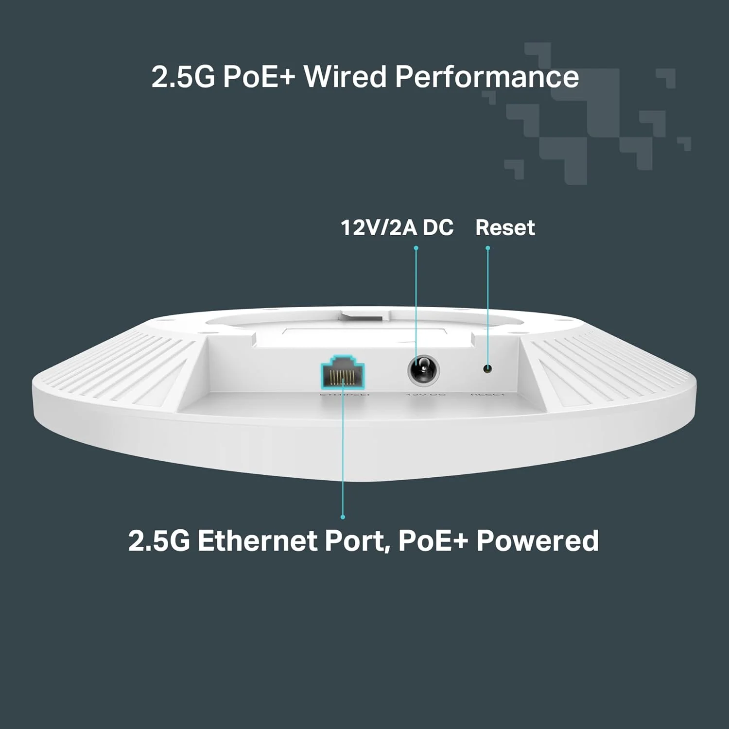 اکسس پوینت بی سیم سه بانده TP-Link Festa F76 | فوق باریک BE11000 WiFi 7 2.5G | مش، رومینگ یکپارچه، 6 گیگاهرتز، MLO | شبکه خود سازماندهی | ابر رایگان | تغذیه از طریق PoE+ اکسس پوینت بی سیم سه بانده TP-Link Festa F76 | فوق باریک BE11000 WiFi 7 2.5G | مش، رومینگ یکپارچه، 6 گیگاهرتز، MLO | شبکه خود سازماندهی | ابر رایگان | تغذیه از طریق PoE+