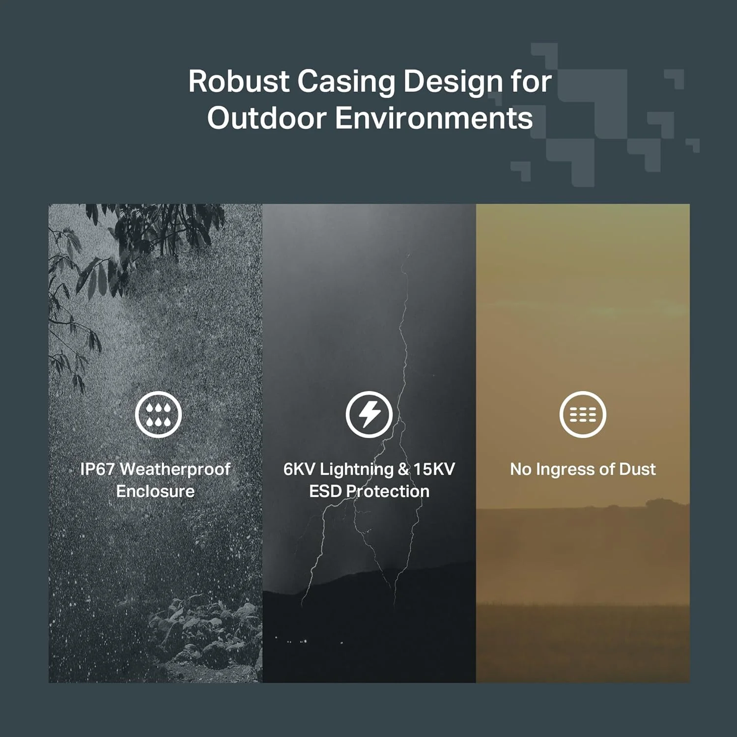 اکسس پوینت بیرونی گیگابیتی TP-Link Festa F65-Outdoor | AX3000 | مش، رومینگ یکپارچه، MU-MIMO | تغذیه از طریق PoE+ | IP67 | شبکه خودسازمانده | مدیریت ابری رایگان | با Omada کار نمی کند اکسس پوینت بیرونی گیگابیتی TP-Link Festa F65-Outdoor | AX3000 | مش، رومینگ یکپارچه، MU-MIMO | تغذیه از طریق PoE+ | IP67 | شبکه خودسازمانده | مدیریت ابری رایگان | با Omada کار نمی کند