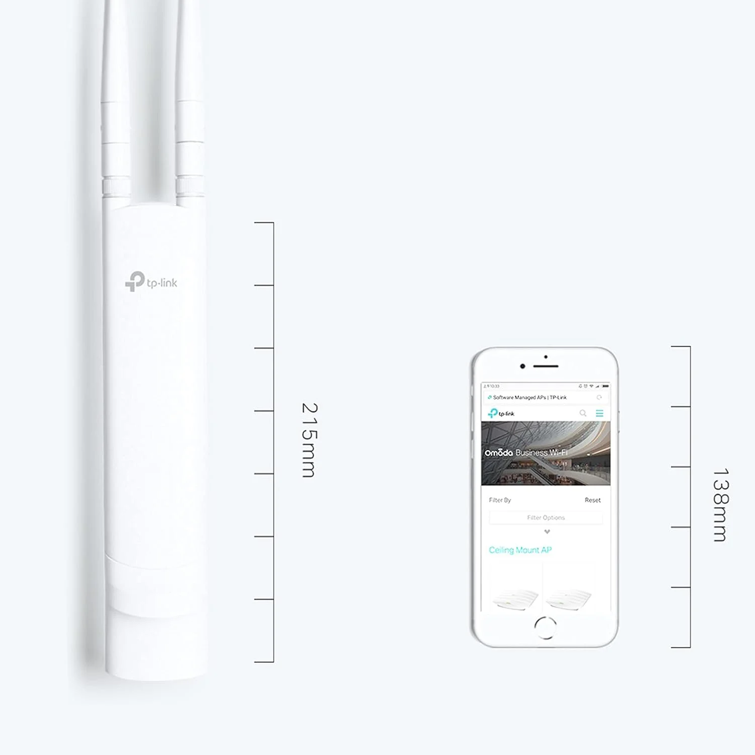 اکسس پوینت بیرونی بی سیم N تی پی-لینک 300Mbps مدل EAP110-Outdoor نسخه ارتقا یافته طراحی اکسس پوینت بیرونی بی سیم N تی پی-لینک 300Mbps مدل EAP110-Outdoor نسخه ارتقا یافته طراحی