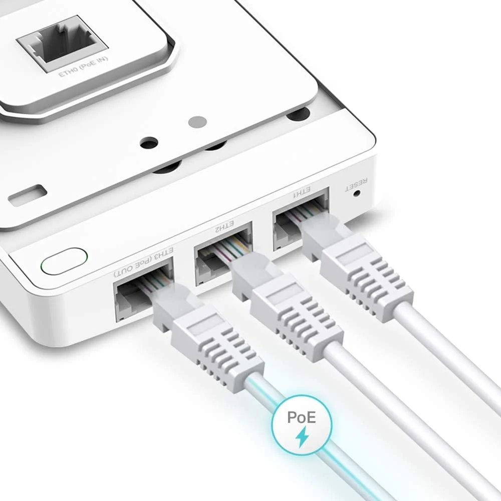 اکسس پوینت دیواری گیگابیتی بی سیم TP-Link Omada EAP235-Wall, AC1200، MU-MIMO و Beamforming، تغذیه از طریق PoE، نصب سریع، یکپارچه سازی SDN، دسترسی ابری و برنامه Omada اکسس پوینت دیواری گیگابیتی بی سیم TP-Link Omada EAP235-Wall, AC1200، MU-MIMO و Beamforming، تغذیه از طریق PoE، نصب سریع، یکپارچه سازی SDN، دسترسی ابری و برنامه Omada