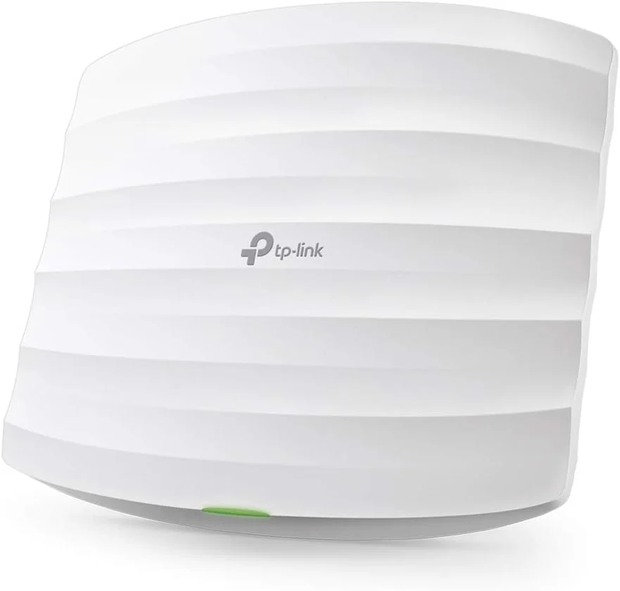 اکسس پوینت سقفی بی سیم TP-Link N300، پشتیبانی از PoE غیرفعال و جریان مستقیم، نصب آسان روی دیوار یا سقف، مدیریت ساده توسط نرم افزار رایگان کنترلر EAP (EAP110)