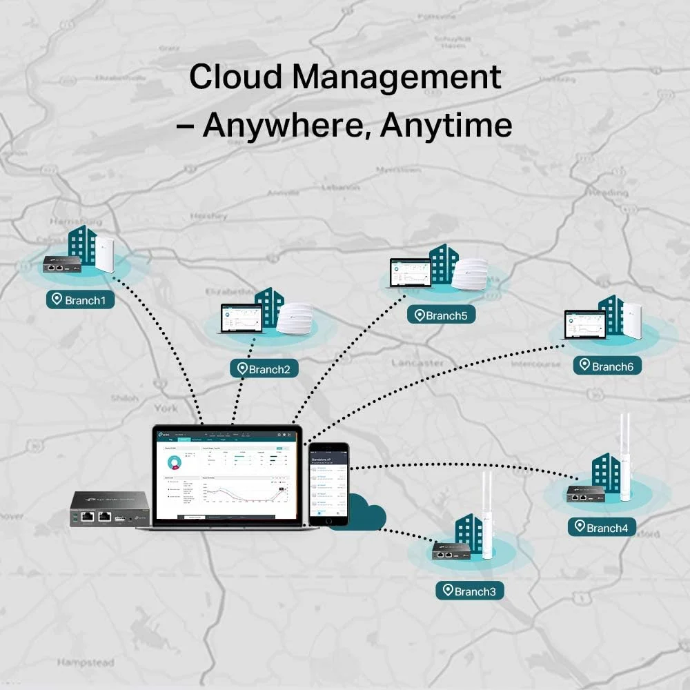 اکسس پوینت سقفی بی سیم TP-Link N300، پشتیبانی از PoE غیرفعال و جریان مستقیم، نصب آسان روی دیوار یا سقف، مدیریت ساده توسط نرم افزار رایگان کنترلر EAP (EAP110) اکسس پوینت سقفی بی سیم TP-Link N300، پشتیبانی از PoE غیرفعال و جریان مستقیم، نصب آسان روی دیوار یا سقف، مدیریت ساده توسط نرم افزار رایگان کنترلر EAP (EAP110)