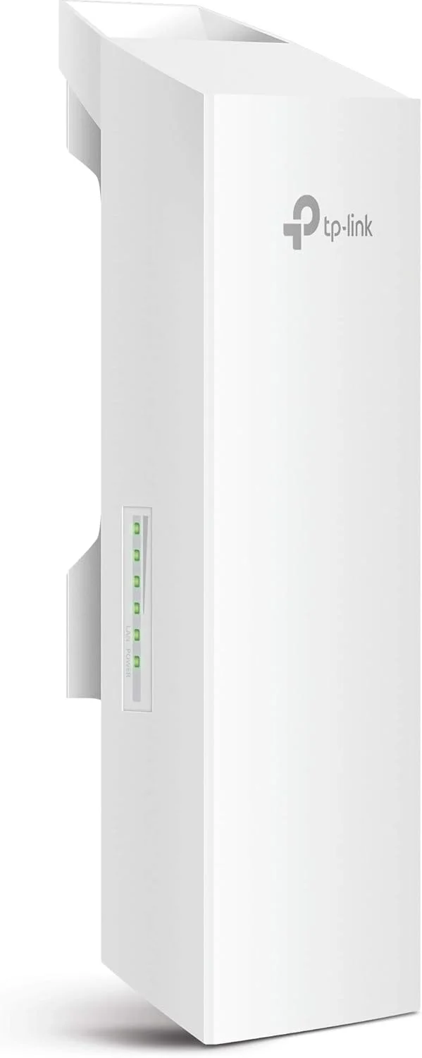 CPE بیرونی دوربرد TP-Link N300 2.4GHz برای انتقال PtP و PtMP | پل بی‌سیم نقطه به نقطه | 9dBi، 5km+ | تغذیه شده با PoE غیرفعال به همراه انژکتور PoE رایگان | کنترل Pharos (CPE210)