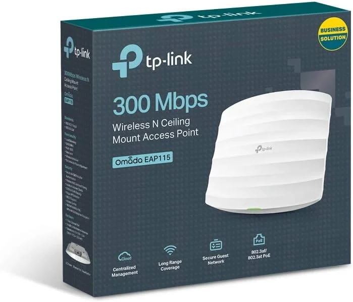اکسس پوینت سقفی بی سیم TP-Link EAP115 300Mbps N