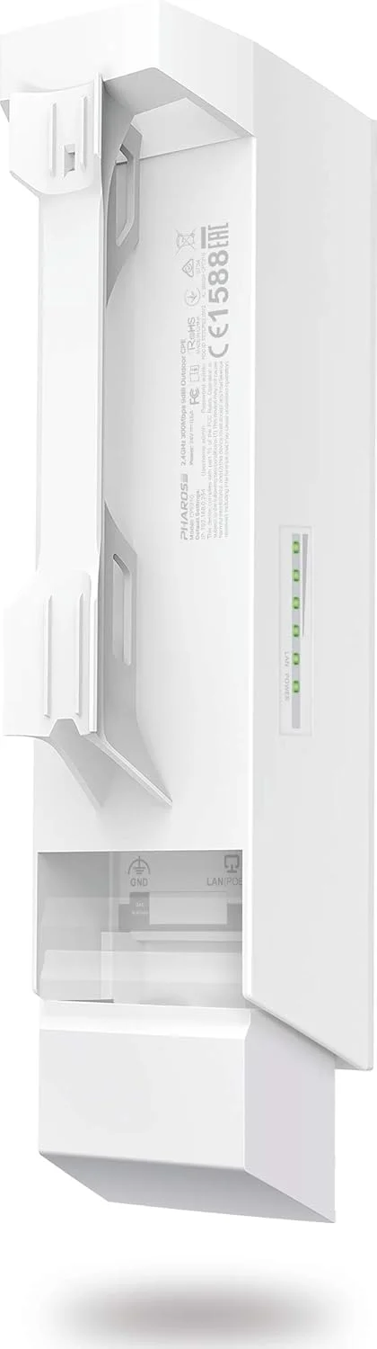 CPE بیرونی دوربرد TP-Link N300 2.4GHz برای انتقال PtP و PtMP | پل بیسیم نقطه به نقطه | 9dBi، 5km+ | تغذیه شده با PoE غیرفعال به همراه انژکتور PoE رایگان | کنترل Pharos (CPE210) CPE بیرونی دوربرد TP-Link N300 2.4GHz برای انتقال PtP و PtMP | پل بیسیم نقطه به نقطه | 9dBi، 5km+ | تغذیه شده با PoE غیرفعال به همراه انژکتور PoE رایگان | کنترل Pharos (CPE210)