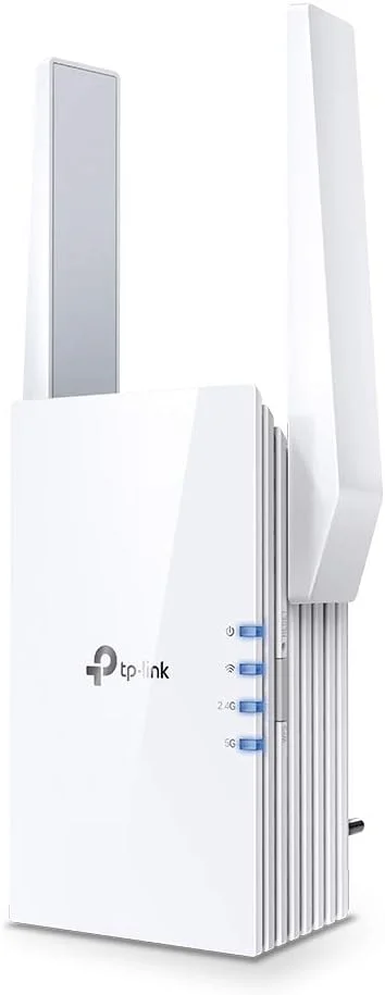 تقویت کننده دو بانده تی پی-لینک RE605X، سفید، وای فای 6 AX1800 مش