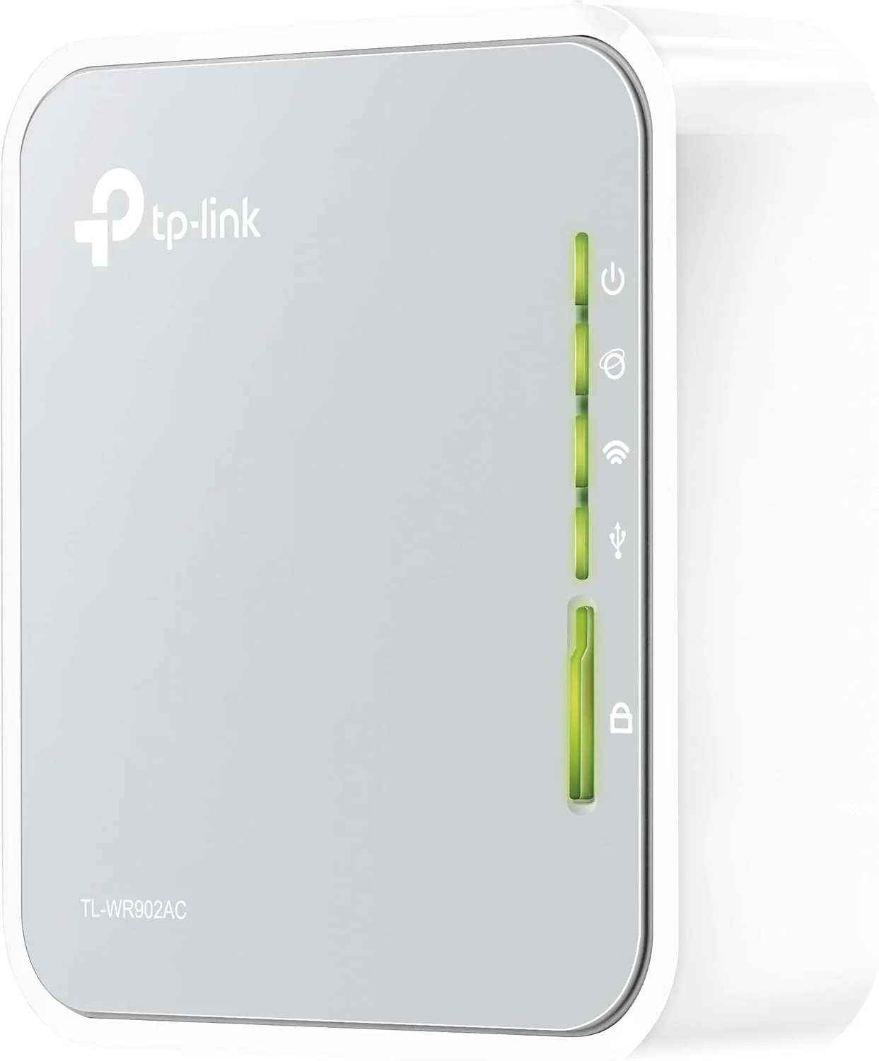روتر نانو بی سیم TP-Link TL-WR902AC AC750 (433 مگابیت بر ثانیه (5 گیگاهرتز) + 300 مگابیت بر ثانیه (2.4 گیگاهرتز) (قابل حمل، اکسس پوینت، آداپتور تلویزیون، تکرار کننده، روتر، کلاینت، مدیا، سرور FTP)، سفید/خاکستری روتر نانو بی سیم TP-Link TL-WR902AC AC750 (433 مگابیت بر ثانیه (5 گیگاهرتز) + 300 مگابیت بر ثانیه (2.4 گیگاهرتز) (قابل حمل، اکسس پوینت، آداپتور تلویزیون، تکرار کننده، روتر، کلاینت، مدیا، سرور FTP)، سفید/خاکستری