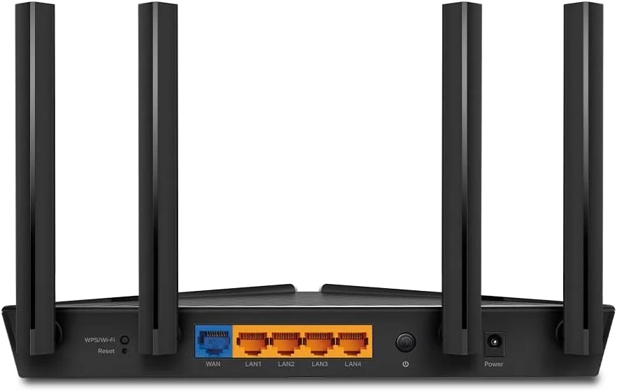 روتر گیگابیتی VPN تی‌پی‌لینک وای‌فای 6 OneMesh AX3000 Mbps، پردازنده دو هسته‌ای، فیبر، امنیت سایبری WPA3، ایده‌آل برای بازی Xbox/PS4/Steam، سازگار با الکسا (Archer AX53)