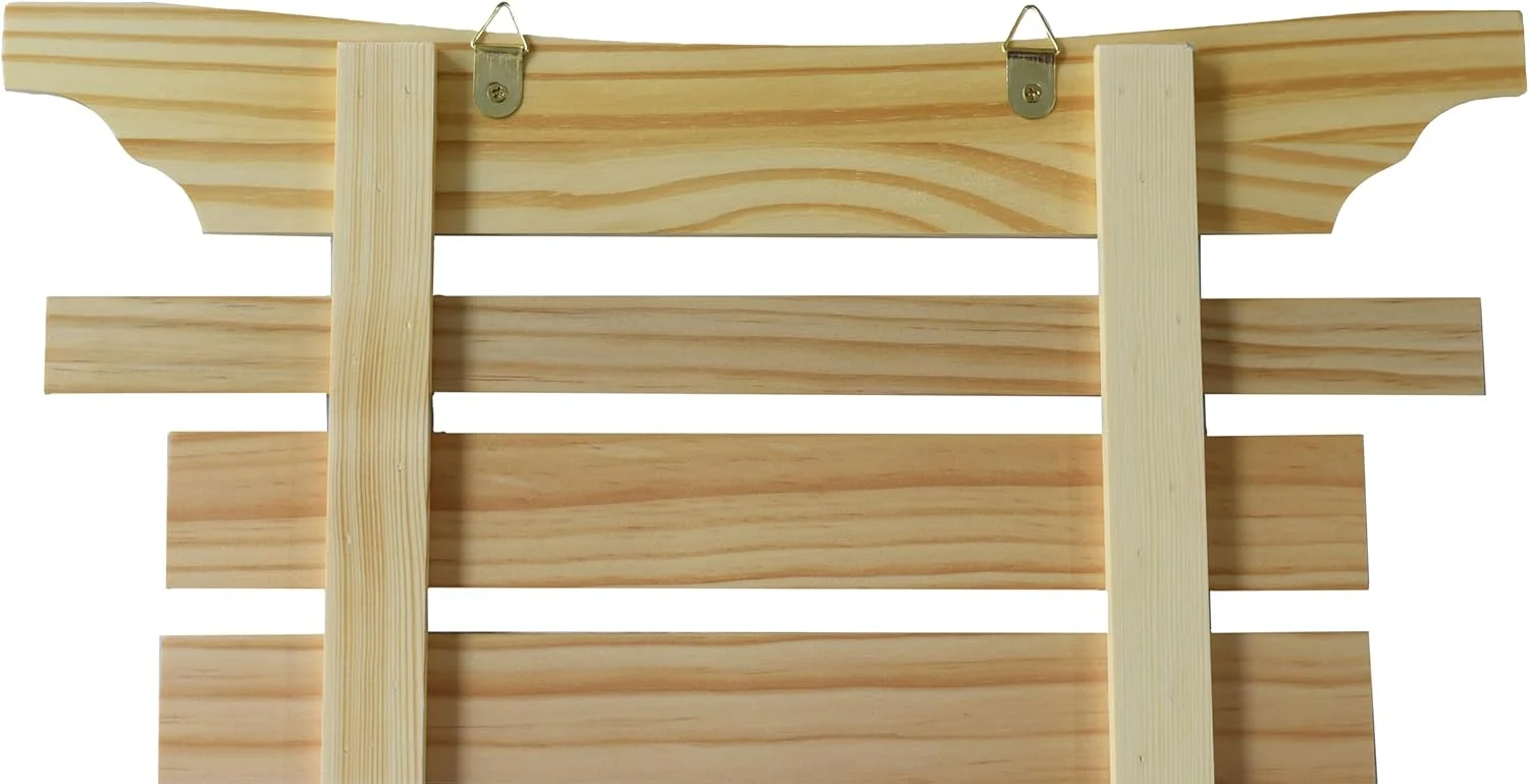 نگهدارنده کمربند کاراته، چوب کاج، مناسب برای 15، 12، 10، 8 یا 5 کمربند تکواندو به همراه استیکر، نگهدارنده کمربند هنرهای رزمی