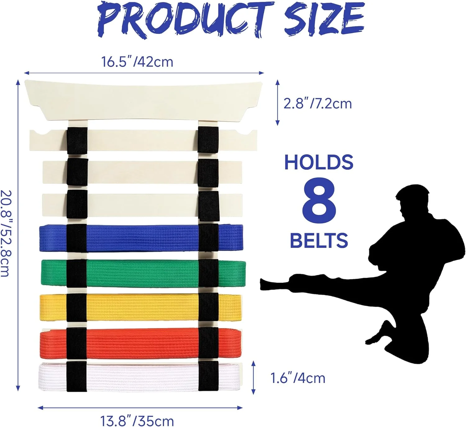 استند نمایش کمربند کاراته با 8 جایگاه، نگهدارنده کمربند تکواندو بامبو با آویز مدال و استیکر، سازمان دهنده کمربند کاراته برای کودکان، بزرگسالان، مربیان و علاقه مندان تکواندو (بدون کمربند) استند نمایش کمربند کاراته با 8 جایگاه، نگهدارنده کمربند تکواندو بامبو با آویز مدال و استیکر، سازمان دهنده کمربند کاراته برای کودکان، بزرگسالان، مربیان و علاقه مندان تکواندو (بدون کمربند)