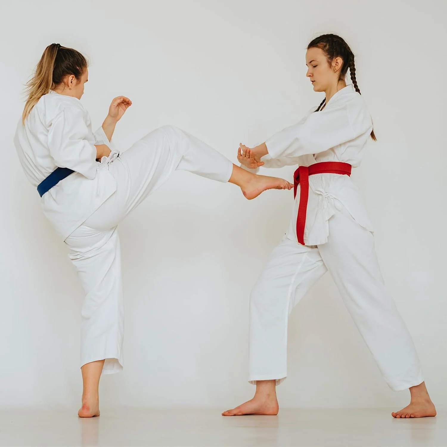 کمربند رنگی تکواندو، 4 سانتی متر در 180 سانتی متر، کمربند هنرهای رزمی جودو کاراته پلی استر برای تمرین مربیگری، سفید-زرد کمربند رنگی تکواندو، 4 سانتی متر در 180 سانتی متر، کمربند هنرهای رزمی جودو کاراته پلی استر برای تمرین مربیگری، سفید-زرد